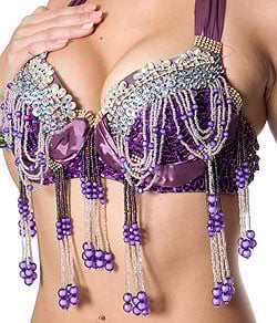[B品質]ベリーダンス衣装　ブラ&ベルトセット - サブ5