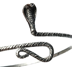 蛇のメタルバングル[頭が小さめ] - サブ2