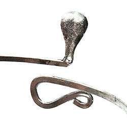 蛇のメタルバングル[頭が小さめ] - サブ4