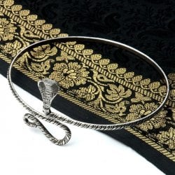 蛇のメタルバングル[頭が小さめ](ID-BNGL-638)