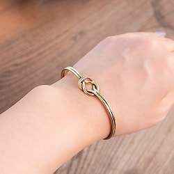 インドのシンプルメタルバングル - サブ5