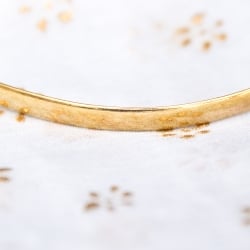 インドの天然石付きメタルバングル - サブ4