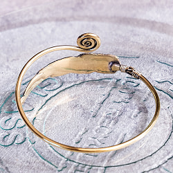 フェザーモチーフのメタルバングル - サブ5