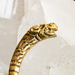 双頭の獅子のバングル ブラス製 - サブ2