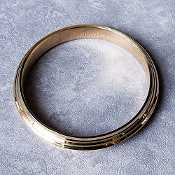 インドの真鍮製バングル ブラスカダ - Brass Kada 透かし彫り - サブ3