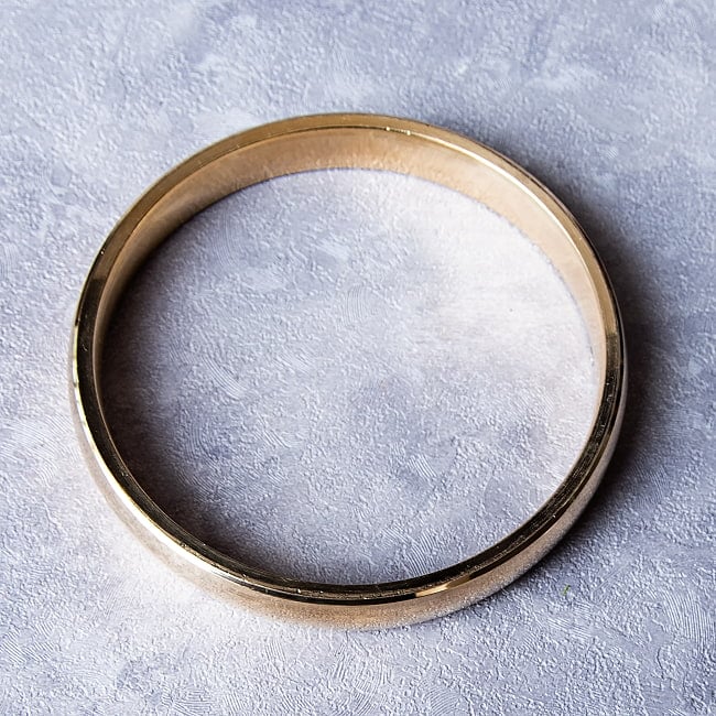 インドの真鍮製バングル ブラスカダ - Brass Kada ラウンド 3 - 上から観てみました。