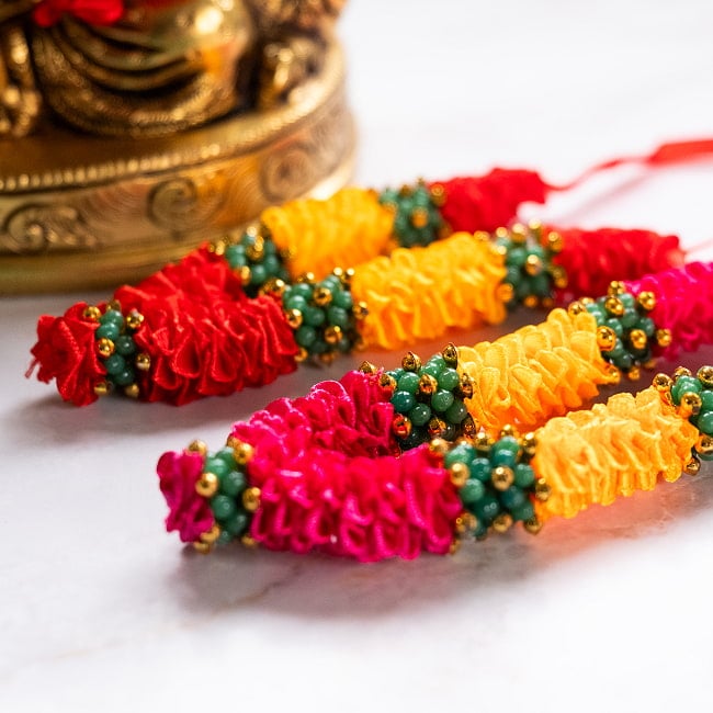 インドの花飾り【マーラー】小 5 - 色違いでご用意しております