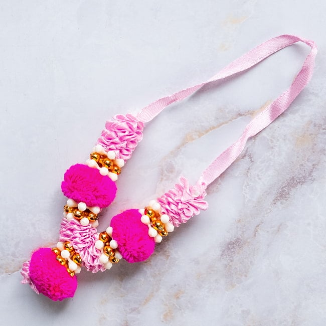 インドの花飾り【マーラー】小 2 - 全体像です