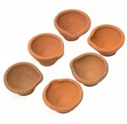 素焼き小皿６個セットの商品写真