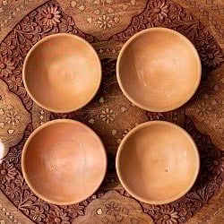 素焼き小皿4個セット　プレーン - サブ2