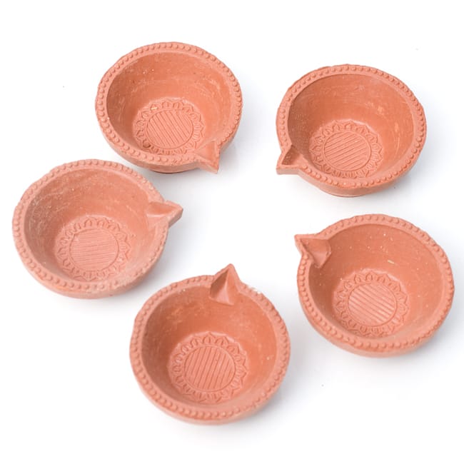 素焼き小皿5個セット ひまわり の通販 - TIRAKITA.COM