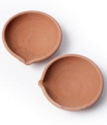 素焼き小皿2個セットの商品写真