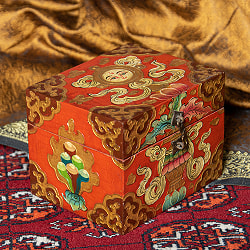 〔一点物〕チベットの伝統小物入れ　美しい色彩と吉祥文様 - サブ4