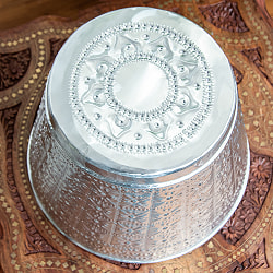 バリの飾りつきマルチバスケット 手打ち細工が美しい 高さ：24cm 直径：31cm - サブ4