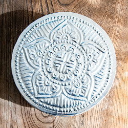 バリの飾りつきラウンドボックス 手打ち細工が美しい 直径：約20cm - サブ2