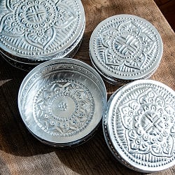 【3サイズセット】バリの飾りつきラウンドボックス 手打ち細工が美しい - サブ3