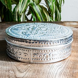 【3サイズセット】バリの飾りつきラウンドボックス 手打ち細工が美しい - サブ5