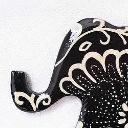 【全4色】カシミールのペーパーマッシュ - オーナメント - ぞう  - サブ3