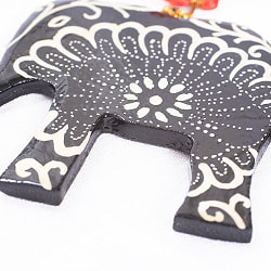 【全4色】カシミールのペーパーマッシュ - オーナメント - ぞう  - サブ5