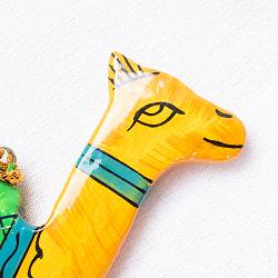 【全2色】カシミールのペーパーマッシュ - オーナメント - らくだ きりん - サブ3