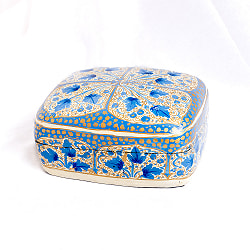 【全3色】カシミールのペーパーマッシュ - 長方形　小物入れ[LL]  - サブ3