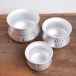 ハンディ（インド鍋）型の小物入れ 3個セット - サブ2