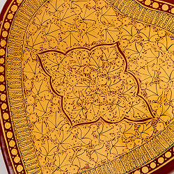 【超高精細・一点もの】カシミールのペーパーマッシュ ハート型小物入れ 約11cm x 約10.5cm - サブ4