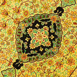 【超高精細・一点もの】カシミールのペーパーマッシュ 永久の園 長方形小物入れ 約22.5cm x 約14.8cm - サブ3