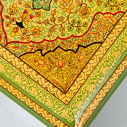 【超高精細・一点もの】カシミールのペーパーマッシュ 永久の園 長方形小物入れ 約22.5cm x 約14.8cm - サブ5