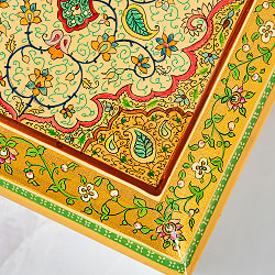 【超高精細・一点もの】カシミールのペーパーマッシュ 永久の園 長方形小物入れ 約22.5cm x 約15cm - サブ5