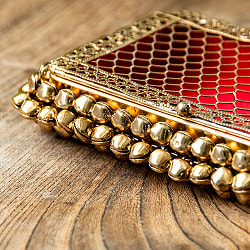 グングルとワイヤーアートのマハラニケース カードホルダー 約13.5x 9.5cm - サブ4