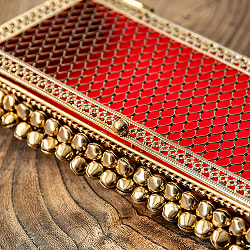 グングルとワイヤーアートのマハラニケース ペンケース 約20.5x10cm - サブ4