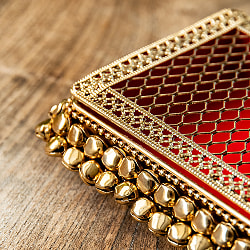 グングルとワイヤーアートのマハラニケース ペンケース 約20.5x10cm - サブ5