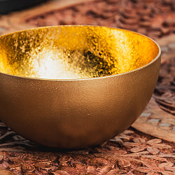 インテリアボウル 複雑な光沢が美しい 礼拝や小物入れなどに 直径：7.5cm程度 - サブ5