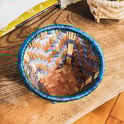 バンブーダロ（dalo） ネパール伝統の手編み竹かご 高さ10cm程度 - サブ3