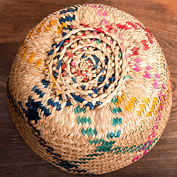 シルエットを変えられる ストロー素材の2WAYバスケット - サブ5