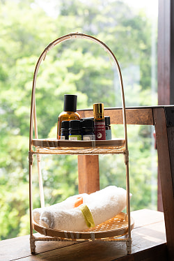 天然素材が優しい　バンブープレートスタンド 【2段】 - サブ2