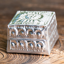 バリの飾りつき デコレーションボックス 小物入れ 5cm x 3.5cm - サブ3