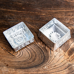 バリの飾りつき デコレーションボックス 小物入れ 5cm x 3.5cm - サブ4