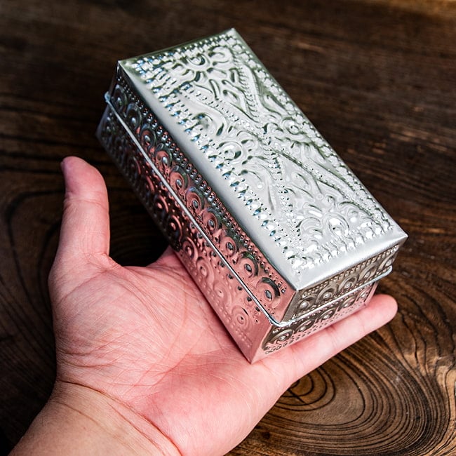 バリの飾りつき デコレーションボックス 小物入れ 14cm x 5cm 6 - 少し大きめの小物入れです。