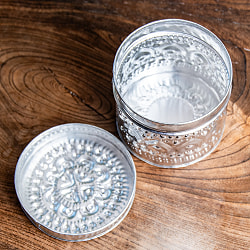 バリの飾りつき デコレーションボックス 小物入れ 8cm x 7.5cm - サブ4