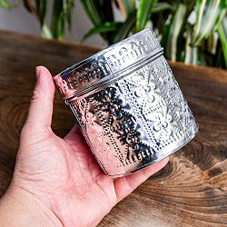 バリの飾りつき デコレーションボックス 小物入れ 10cm x 10cm - サブ5