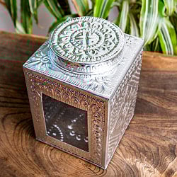 バリの飾りつき デコレーションボックス 小物入れ キャンディボックス 20.5 x 13cm - サブ3