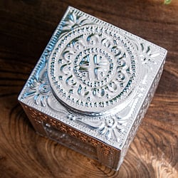 バリの飾りつき デコレーションボックス 小物入れ キャンディボックス 20.5 x 13cm - サブ4