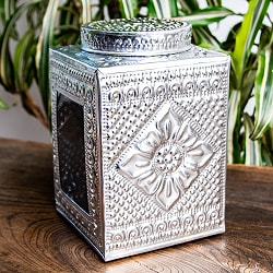 バリの飾りつき デコレーションボックス 小物入れ キャンディボックス 20.5 x 13cm - サブ5