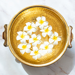 ウルリ（urli／uruli） 南インド伝統のアーユルヴェーダ調合器具 水盆 直径：26cm - サブ2