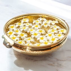 ウルリ（urli／uruli） 南インド伝統のアーユルヴェーダ調合器具 水盆 直径：36cm