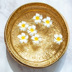 ウルリ（urli／uruli） 南インド伝統のアーユルヴェーダ調合器具 水盆 直径：35.5cm - サブ2