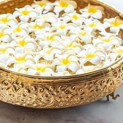 ウルリ（urli／uruli） 南インド伝統のアーユルヴェーダ調合器具 水盆 直径：35.5cm - サブ5