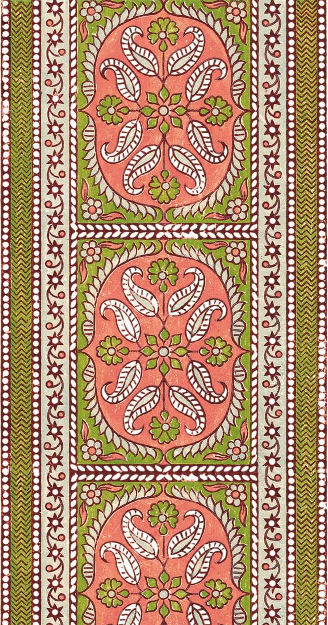 インド製刺繍レース ] クラシックフラワーモチーフ｜Indian